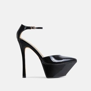 Black Platform Stilettos